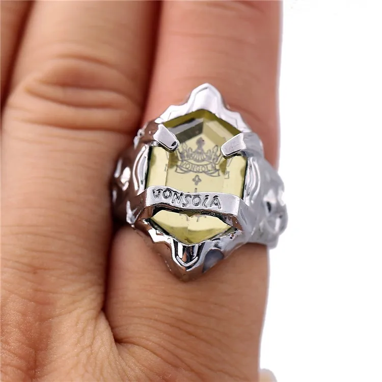 J Store, 6 цветов, Hitman Reborn, Vongola kateux, размер 8, кристалл, камень, палец, сплав, кольца для мужчин и женщин, Cosply, ювелирное изделие, подарок, JJ11688