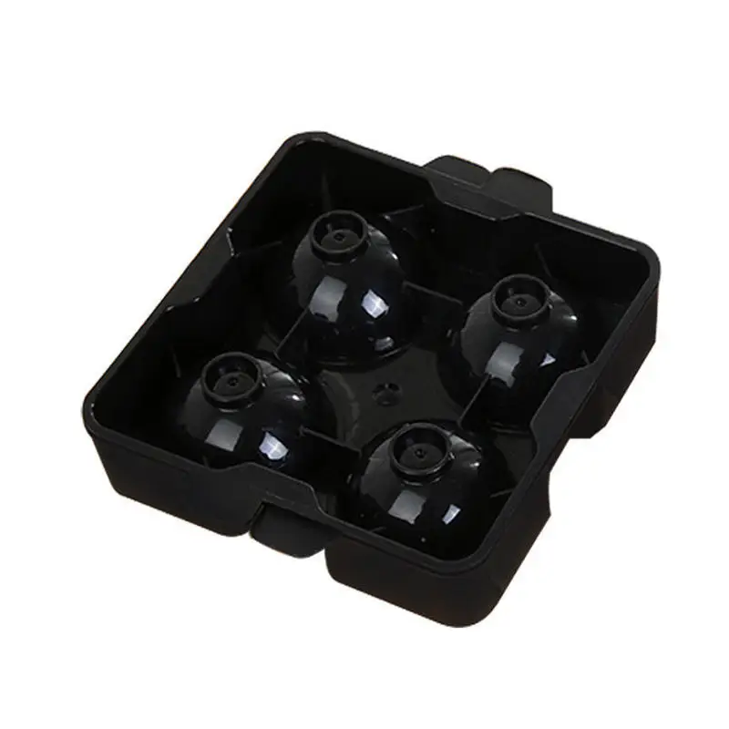 DoreenBeads 1 компл. 4 ячеек Пластик Ice Mold для льда ванны круглый шар Форма летние домашние Кухня бар Ice Box поставки 14,1*14,1 см