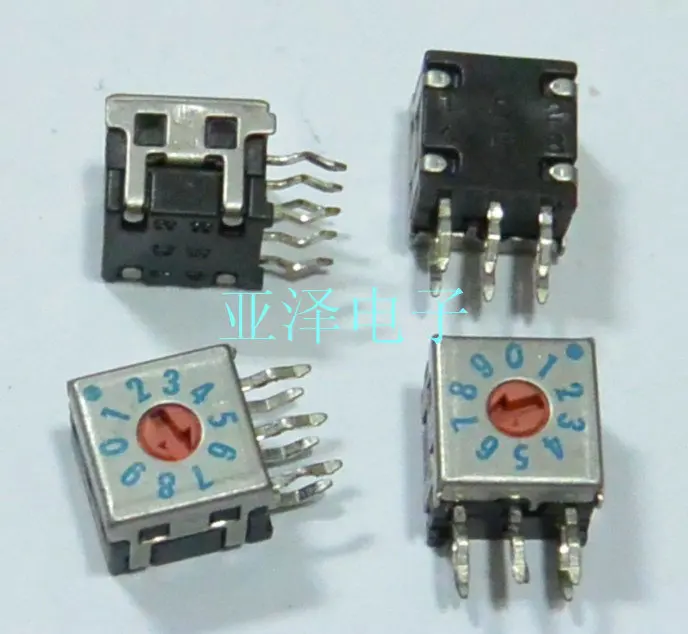 

1 шт. FUJISOKU, Fuji, 0-9/10 бит, поворотный переключатель DRR7110C, переключатель кодирования 8421C