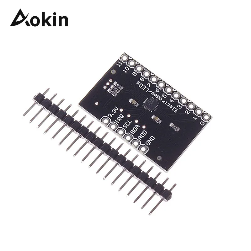 Aokin MPR121 коммутационная v12 бесконтактная емкостная сенсорная Сенсорная панель