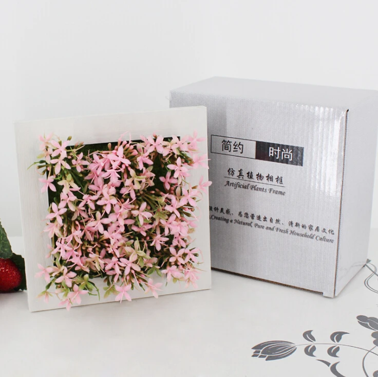 3D Искусственные суккуленты для украшения дома|Рамка| |