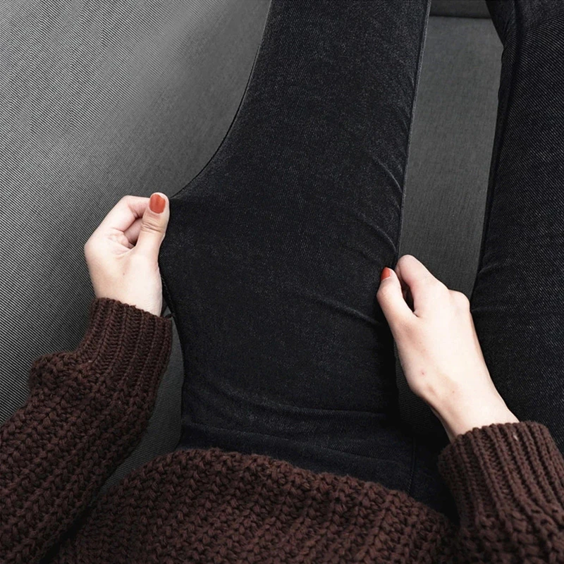 Зимние Утепленные бархатные джинсы 2018 теплые брюки джинсовая одежда для