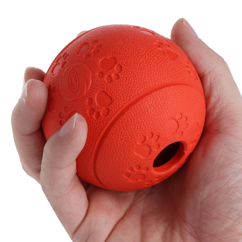 Горячая резиновая игрушка для животных диспенсер еды мяч собака кошка