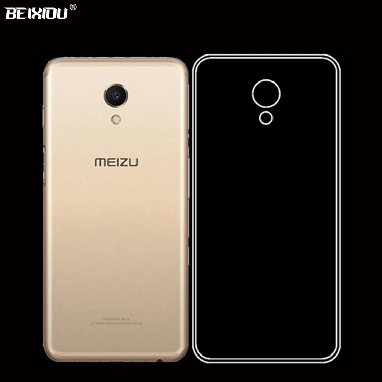 Чехол для Meizu M6s TPU Силиконовый прочный прозрачный мягкий чехол защитный на заднюю