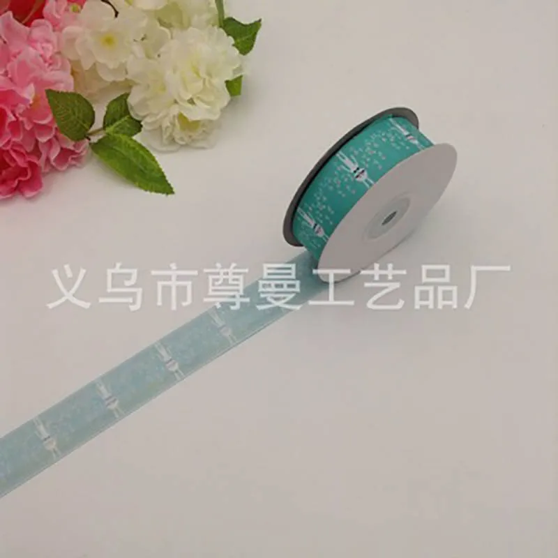 Satin Ribbon DIY Digital Printing Thermal Transfer Sublimation Thread Belt Grosgrain Gift Clothing Decorative | Дом и сад
