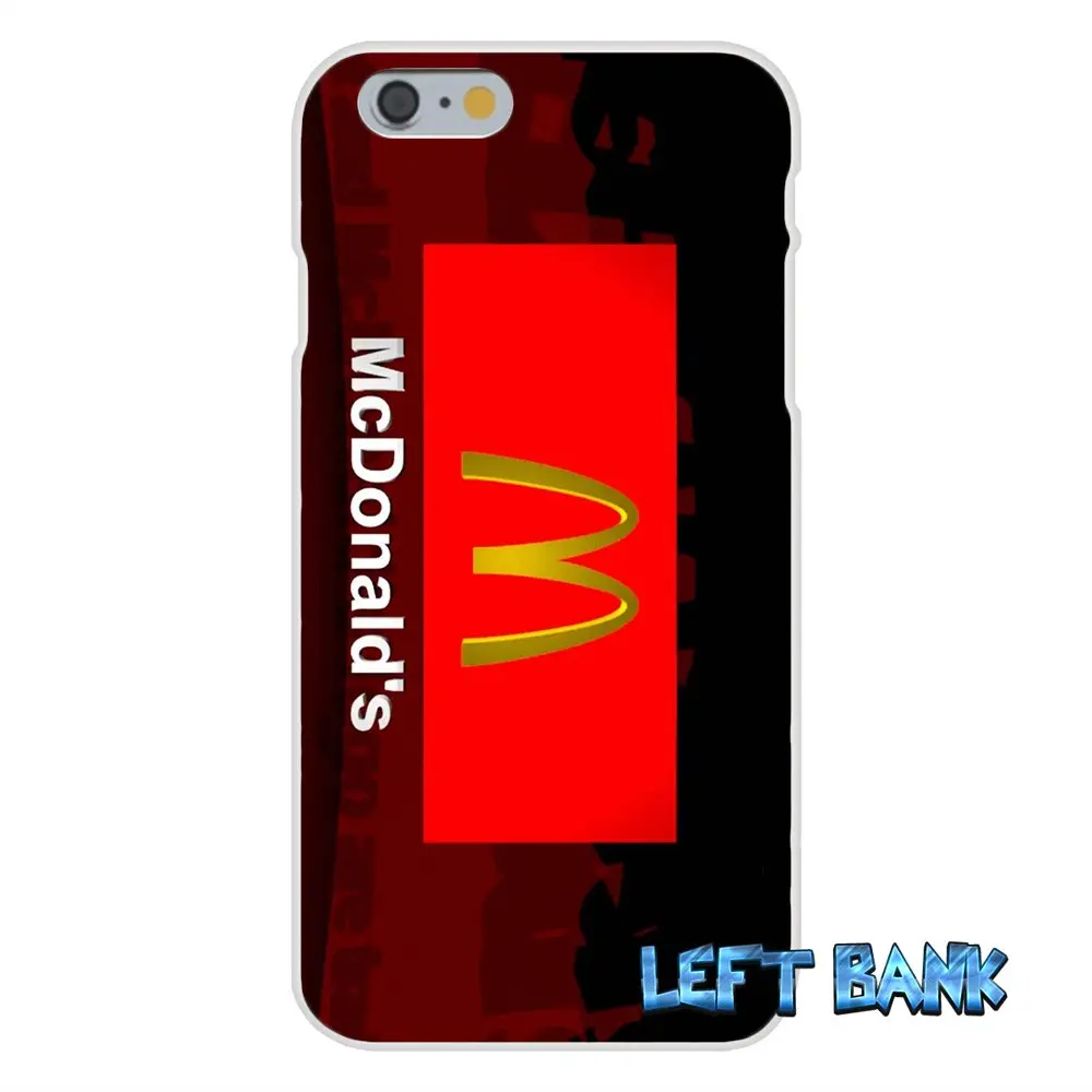 Мягкий силиконовый прозрачный чехол из ТПУ для Samsung Galaxy Note 3 4 5 S4 S5 MINI S6 S7 edge Mcdonalds |