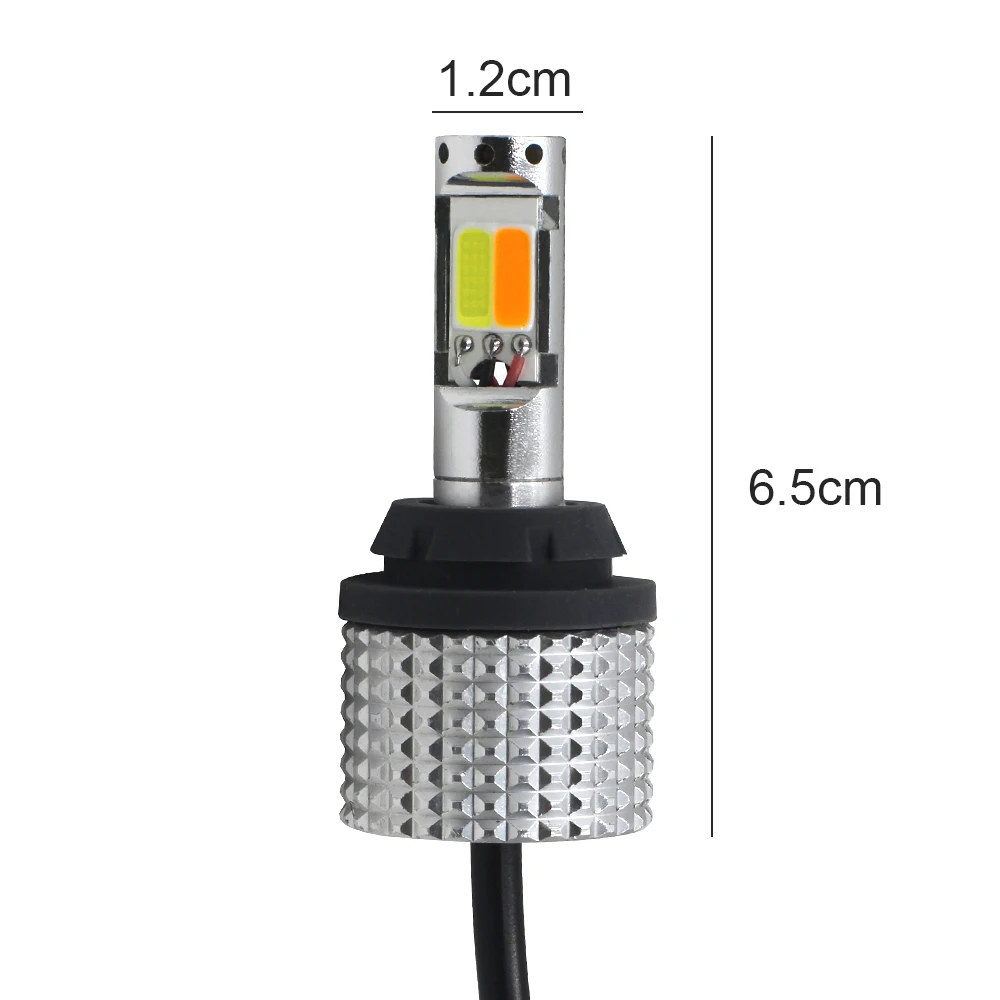 Автомобильный светодиодный поворотники светильник 30W COB 1156 1157 3156 3157 T20 7440 7443 WY21W drl светодиодный фары дневного света drl Включите светильник