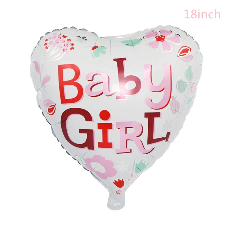 b26-1pcs heart Фольга латексный воздушный шар для Бэйби Шауэр сладкий Пончик один мальчик/девочка 1th День рождения украшения торт Топпер пончик растут воздушные шары набор - Цвет: b26-1pcs heart