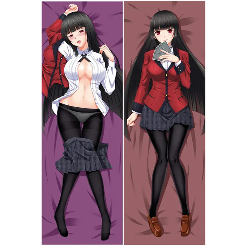 Аниме Kakegurui Twin, накидка для подушки, Jabami Yumeko Dakimakura Чехол сексуальная девушка 3D двухсторонняя постельные принадлежности обниматься тела чехол подарки - Цвет: Peach skin