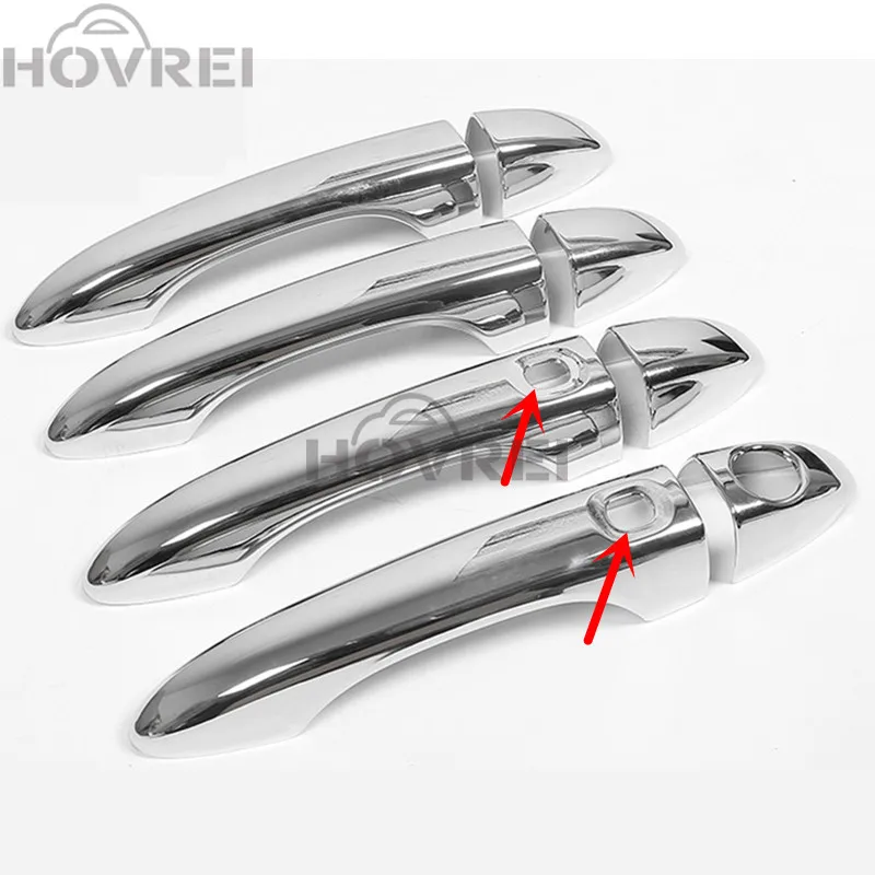 Автомобильный Стайлинг роскошный хромированный чехол для ручки двери отделка