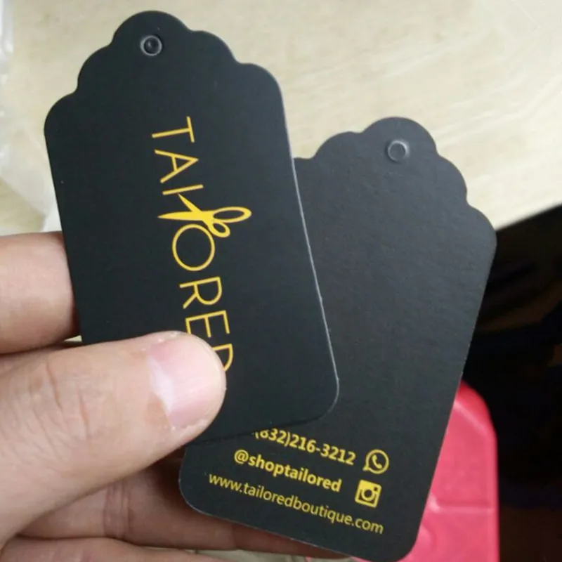 1000 шт. бумажные ценники с покрытием 400 г/м2 принтом белые навесные бирки 4 7 х 9 см |