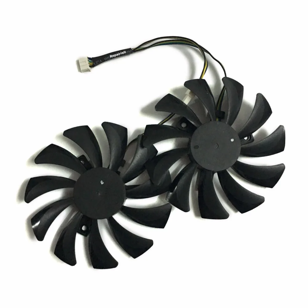 1 комплект GTX960 GTX950 GPU альтернативный охлаждающий вентилятор для MSI GeForce-GTX-950-2GD5T-OCV2