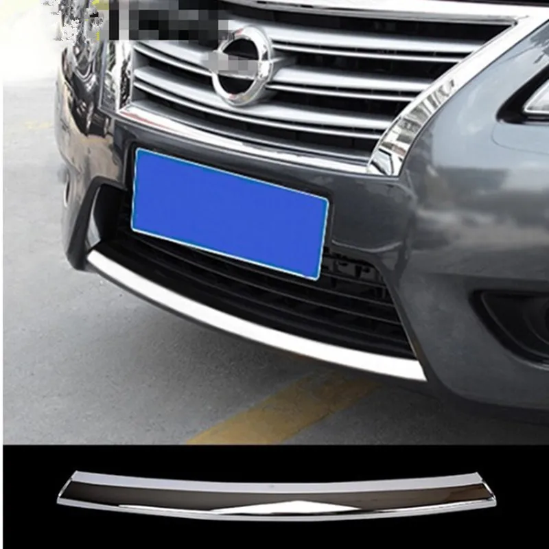 2013- Sentra Pulsar Sylphy хромированная решетка бампера передний светильник крышка литьевая сетка Стиль Гарнир