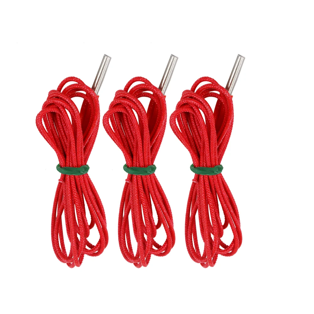 2 шт. 12V 24V 40W патронного нагревателя электрическая нагревательная трубка 1 м 6*20 мм для CR-10 CR-10S Ender-3 RepRap Prusa i3 3D-принтеры hotend запчасти