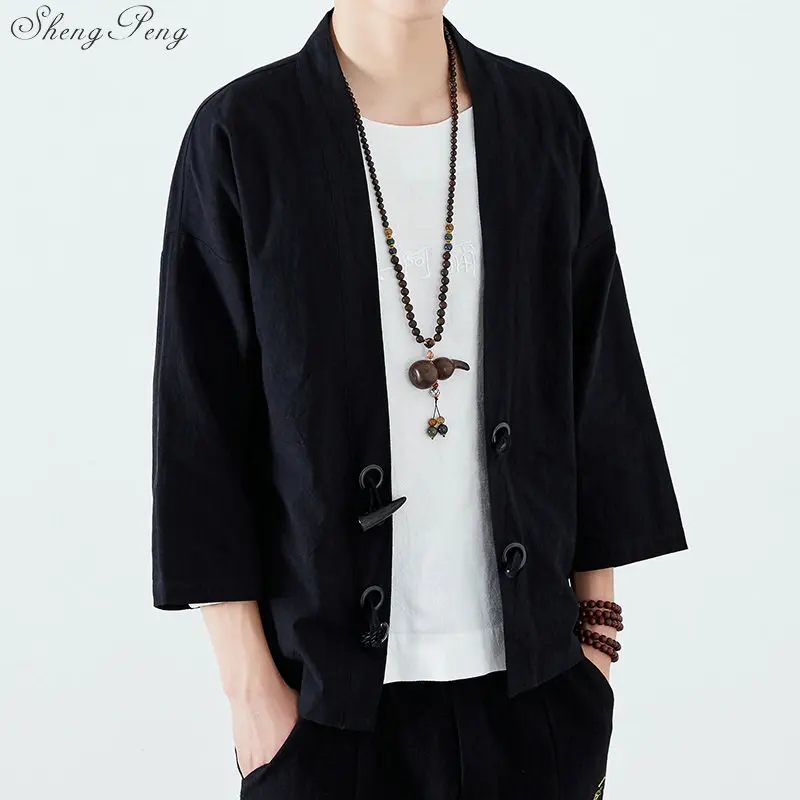 Традиционная японская мужская одежда мужские юката Япония Кимоно для мужчин