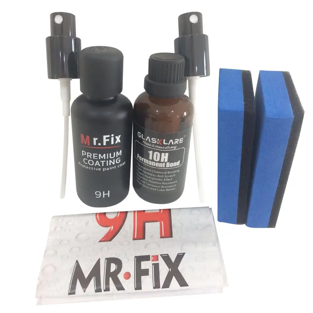 50 мл 9H MR.FIX + 10H автомобильное накладное покрытие Кристальное осветление