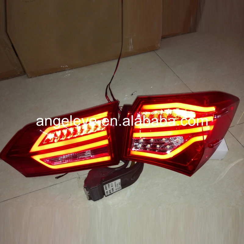 

2014-2015 year For TOYOTA Corolla Rear lights LED taillight Red White color YZ