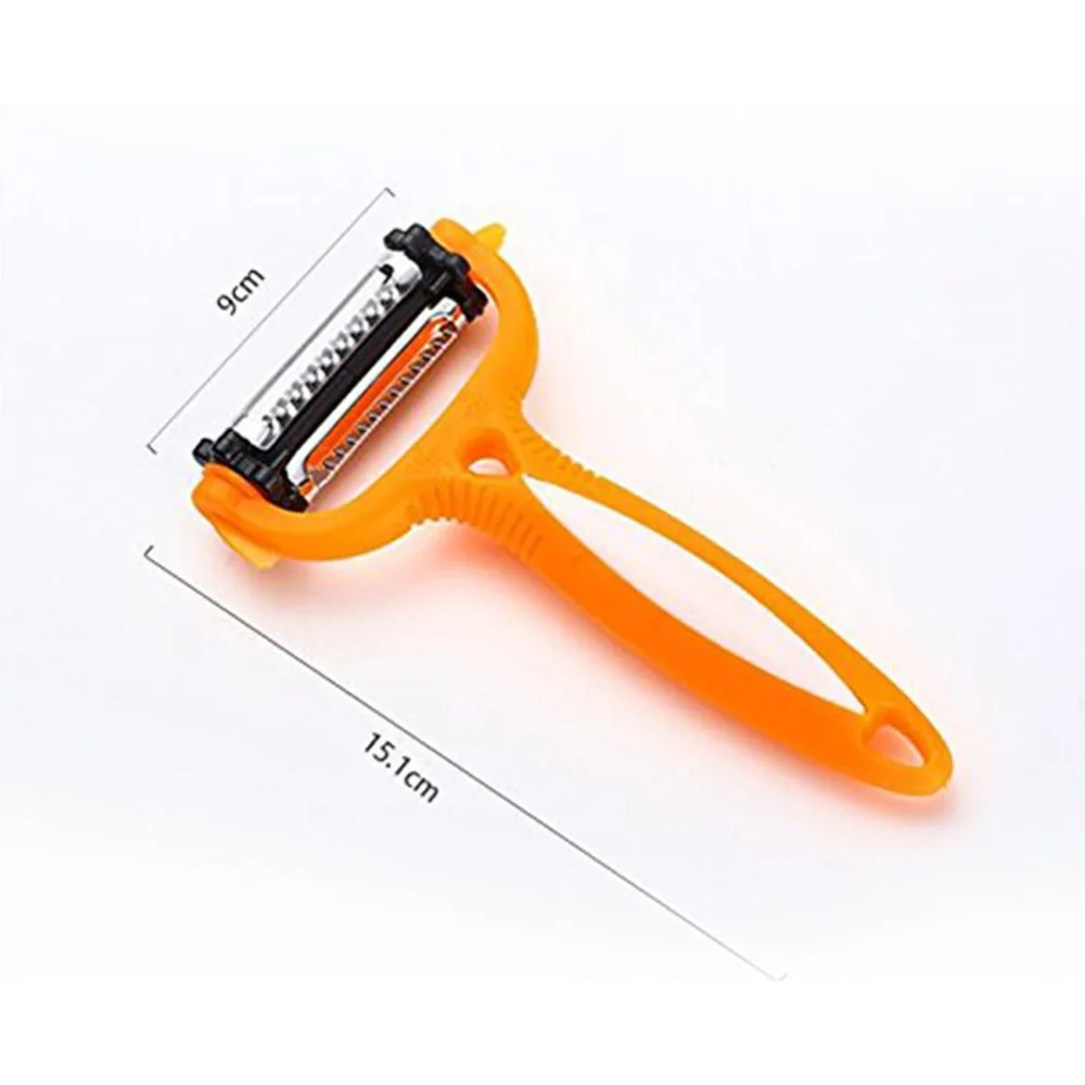 360 Degree Rotary Multi-functional Stainless Steel Vegetable Fruit Peeler Kitchen Accessories Potato Carrot Parer Cutter D20 | Дом и сад