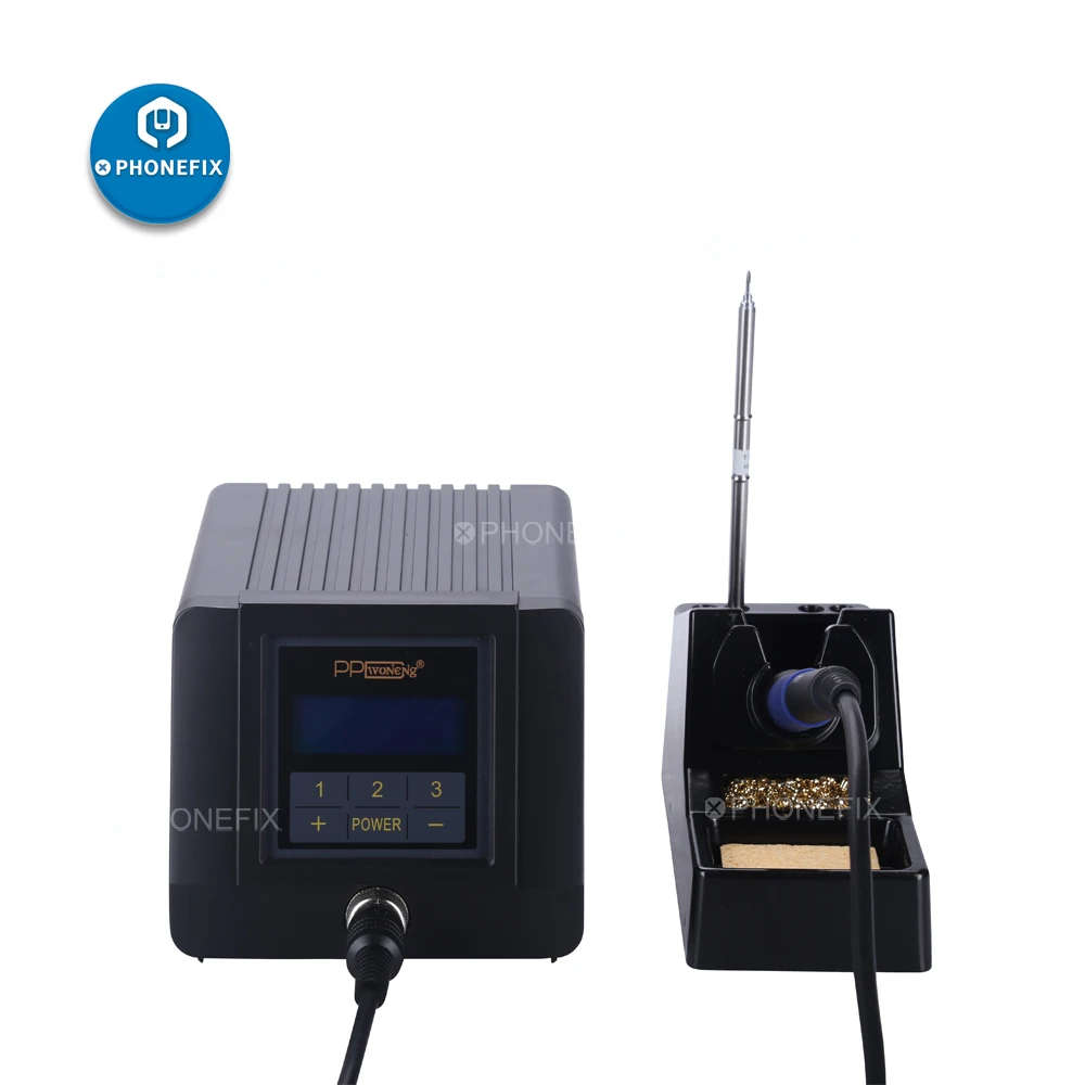 Умная Бессвинцовая паяльная станция PHONEFIX PPD1200 ESD светодиодный светодиодным