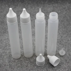 Пластиковый флакон с насадкой-аппликатором для татуировок, 10 шт., 30 мл