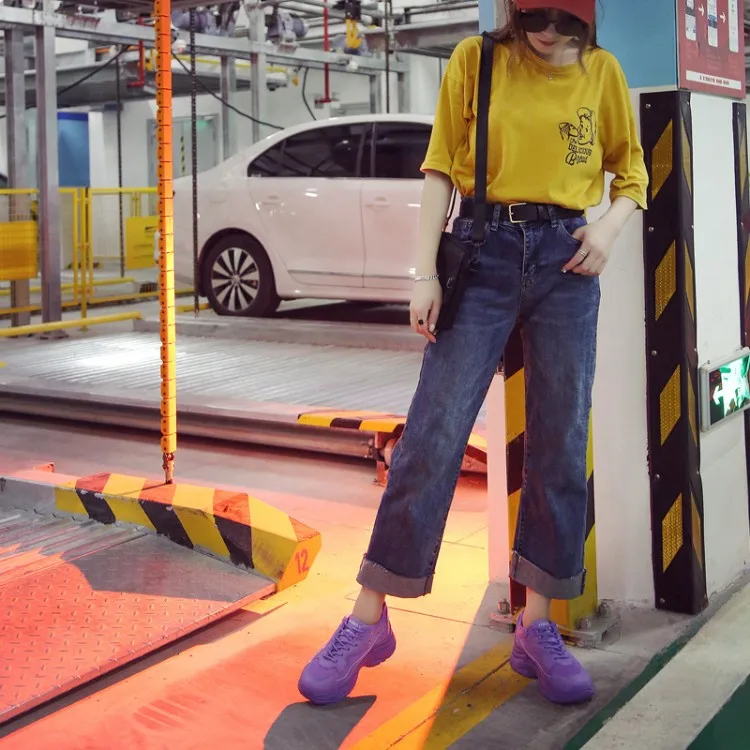 Новинка модная женская повседневная обувь сезон лето удобная дышащая сетчатая