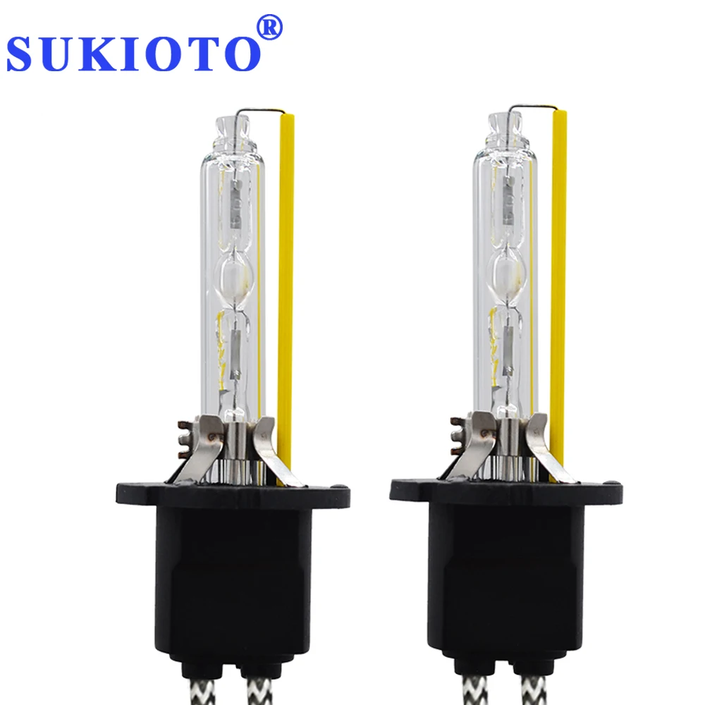 Ксеноновая лампа SUKIOTO 35 55 Вт быстрая яркость D2H 9012 металлическая ксеноновая H7 H3 H1