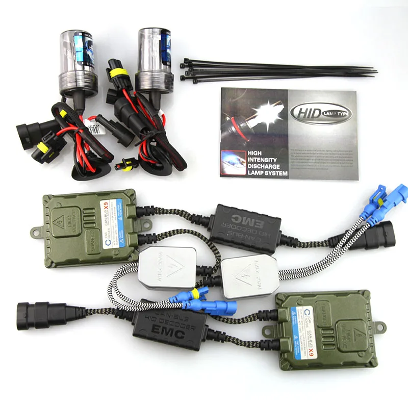 Шина CAN HID ксеноновый комплект 55W H1 H3 H7 H11 9005 HB3 9006 HB4 H4 Bixenon Kit 5000K 6000K 8000K ошибка