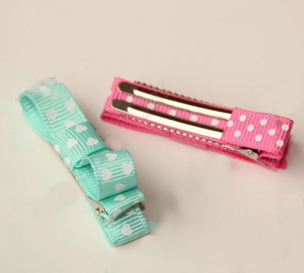 Заколка для волос в горошек с лентами и бантиками Аллигатор эксклюзивные