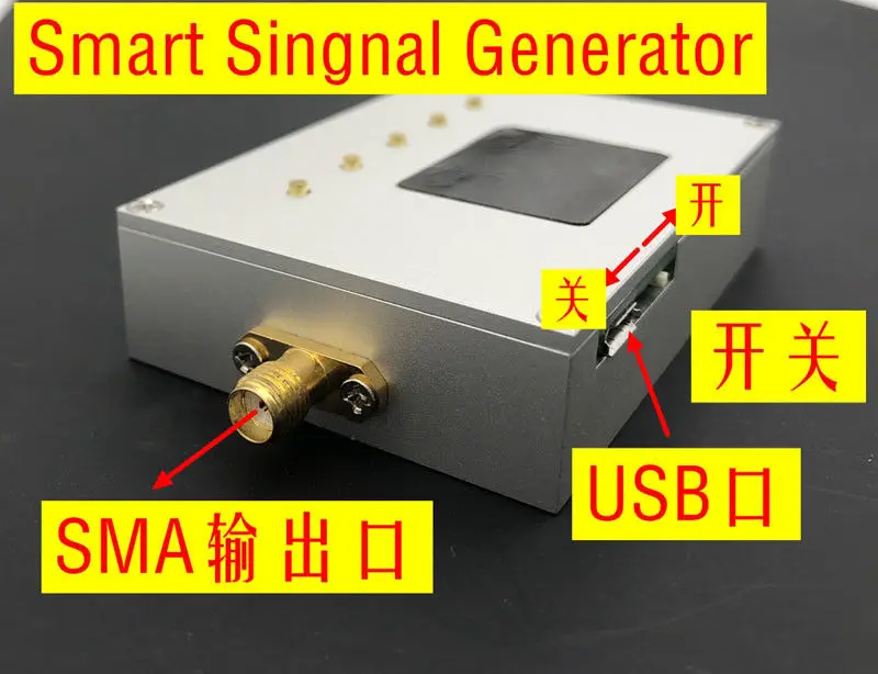 LMX2594 10 МГц до 15 ГГц Частотный источник смарт-Singnal генератор RF развертки oled