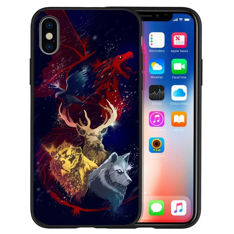 Игра Престолов Дейенерис Дракон Джон Сноу для iPhone X XR XS Max 5 5S SE 6 6S 7 8 Plus чехол для телефона Funda Coque Etui capa - Цвет: H1394