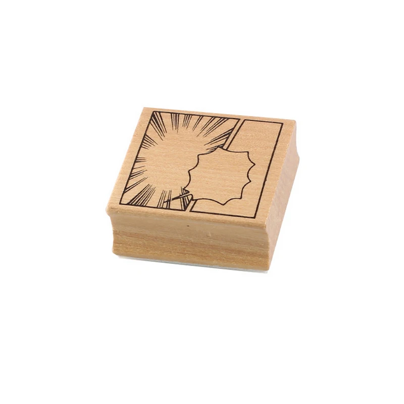 1 шт. деревянный штамп с героями мультфильмов серия деревянная резиновая печать