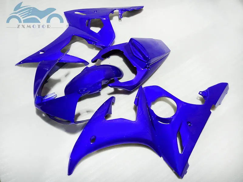 Высококачественный комплект обтекателей мотоцикла для YAMAHA R6 YZFR6 2003-2005 YZF R6 03-05 послепродажный обтекатель комплекты синий кузов DF19