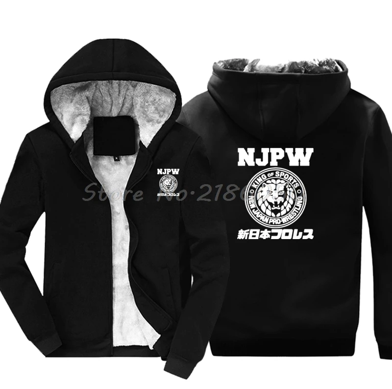 Модная Njpw новая японская профессиональная спортивная толстовка с капюшоном и