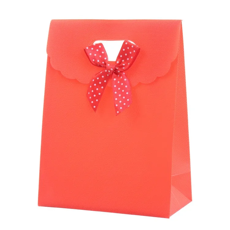 24 шт./лот 21x15.5x7 см красный Пластик Рождественский подарок Организатор Baby Shower День рождения Свадебный держатель упаковки ювелирных изделий сумка
