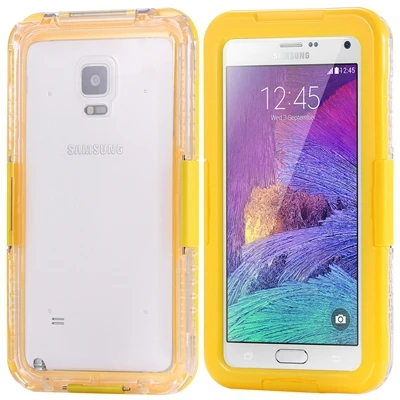 KISSCASE Водонепроницаемый чехол для телефона для Samsung Galaxy S8 плюс S7 край подводный ясно открытая плавательная Дайвинг чехол для Samsung Galaxy S8 S7 - Цвет: Yellow