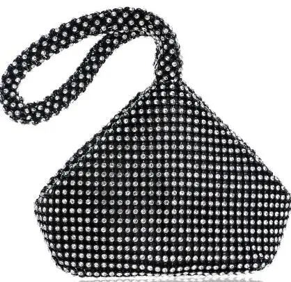 YM1217black SEKUSA, мягкие женские вечерние сумки с бусинами, открытый стиль, женские свадебные сумки Bridalmaid, сумочка, сумка для подарка на год, клатч - Цвет: YM1217black