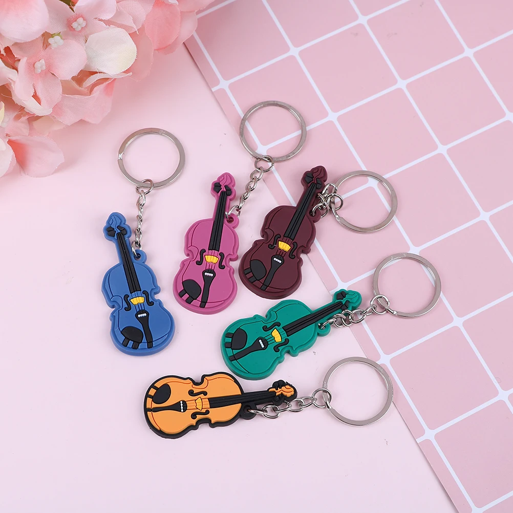 Гитара укулеле брелок пластиковый музыкальный инструмент для ключей Подвеска