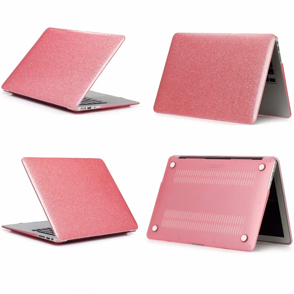 Сияющий блеск Прочный чехол для ноутбука MacBook Pro retina Air 11 12 13 3 15 mac New дюймов с