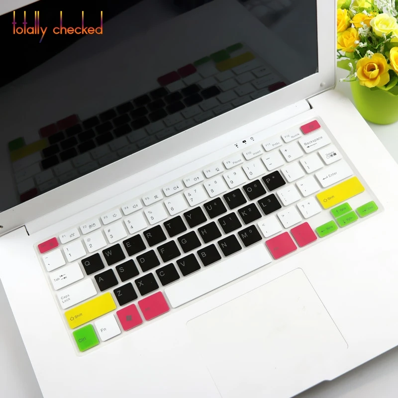 candyblack Для chuwi Lapbook 14,1 дюймов силиконовый чехол для клавиатуры протектор кожи ноутбука ультрабук ноутбука - Цвет: candyblack