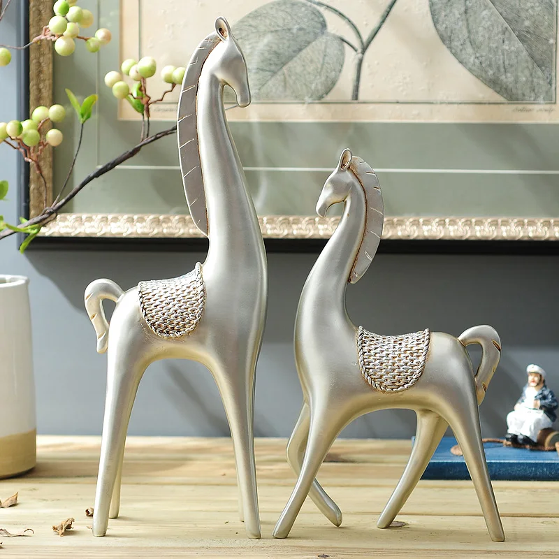 Подарок в современном стиле украшение для гостиной олень смола ремесло подарок