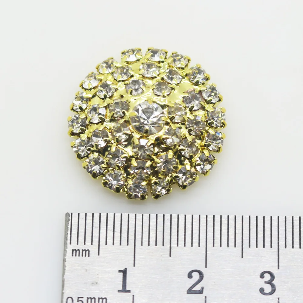 Блестящие 10 шт. три ряда круглых изогнутых золотых и серебряных 2 размера (можно