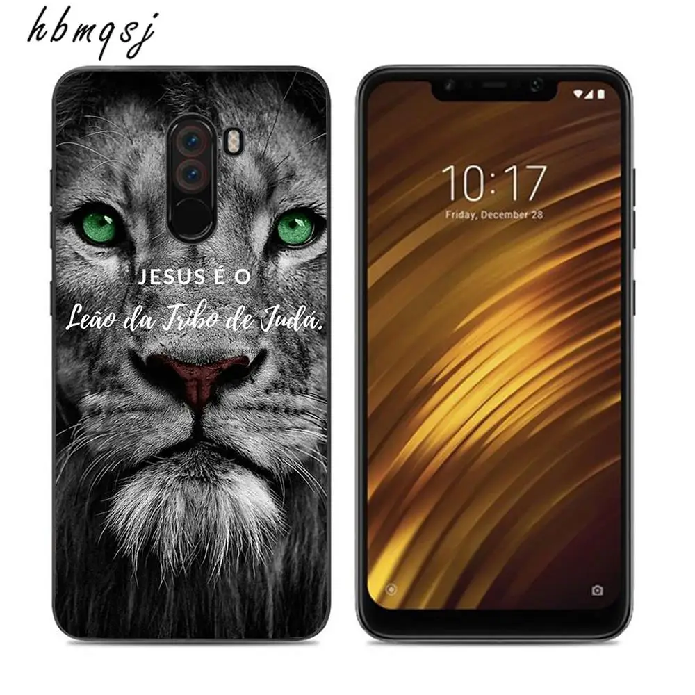 For xiaomi f1 pocophone case silicone soft black cool tiger venom original coque for mobile phone back cover |