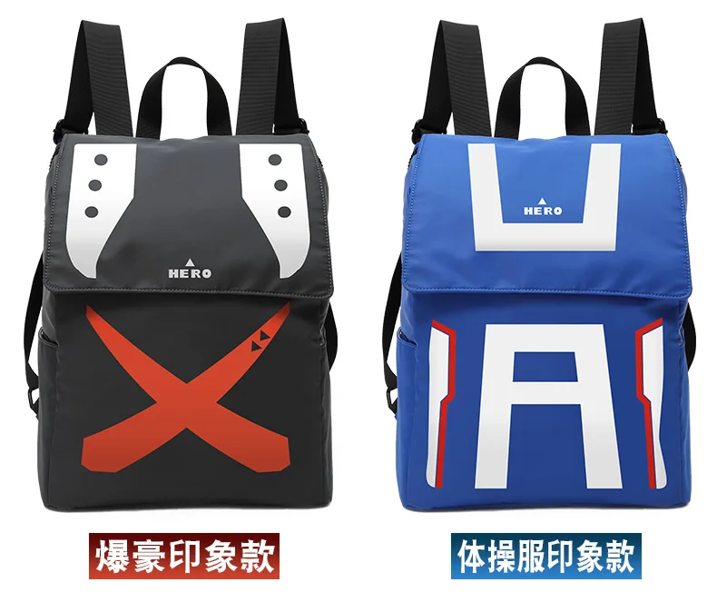 My Hero Academia Boku No Hero Akademia Bakugou Katsuki Backpack Cosplay Shoulders Bag For Traveler Student 39*15*30CM