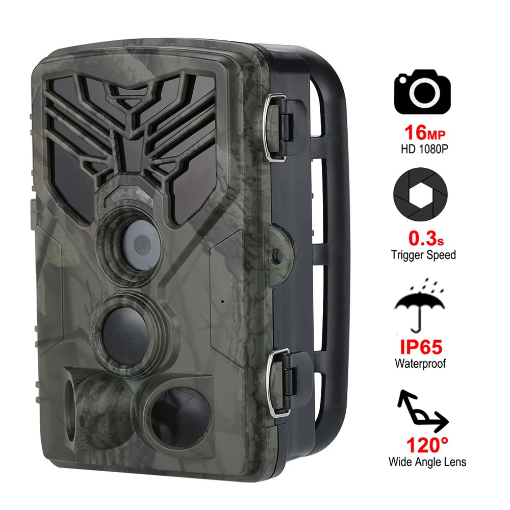Беспроводная охотничья камера наблюдения HC810A камера дикой природы s инфракрасное ночное видение 16MP 1080P Дикая камера s фото ловушки