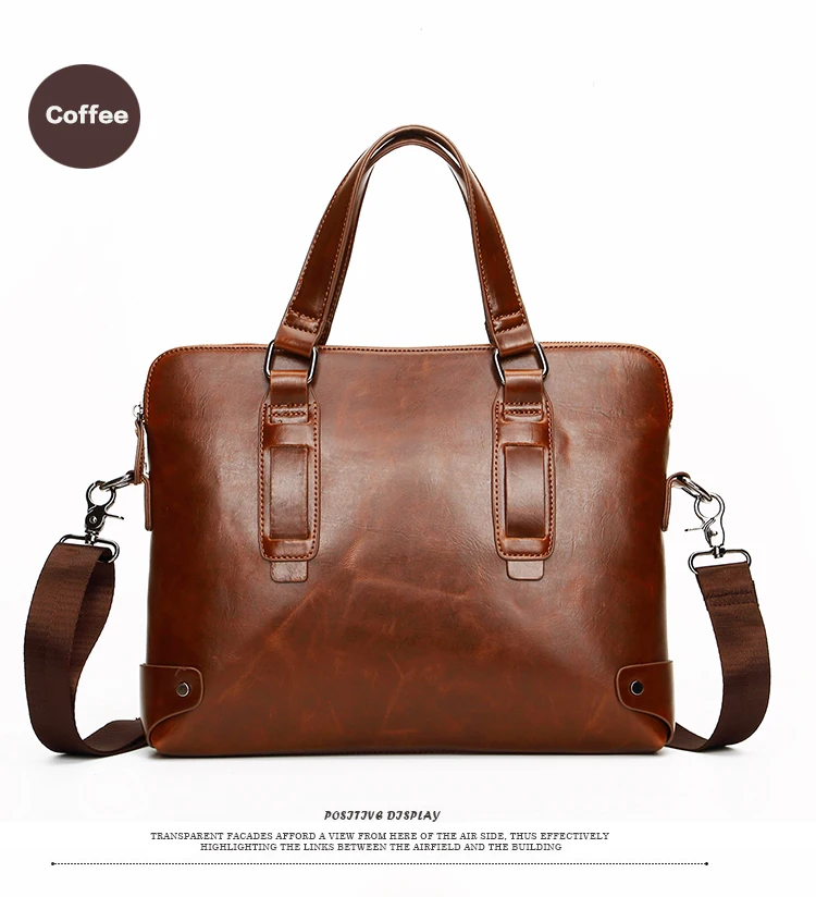 Бренд Crazy horse искусственная кожа мужчины сумки vintage деловые кожаные Портфели Мужская Портфели мужские дорожные сумки сумка для ноутбука человек мешок