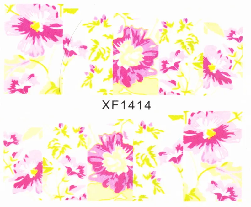 

50sheets Mixed Designs Water Transfer Nail Art Sticker Watermark Decals DIY Decoration For Beauty Nail Tools Random Patterns