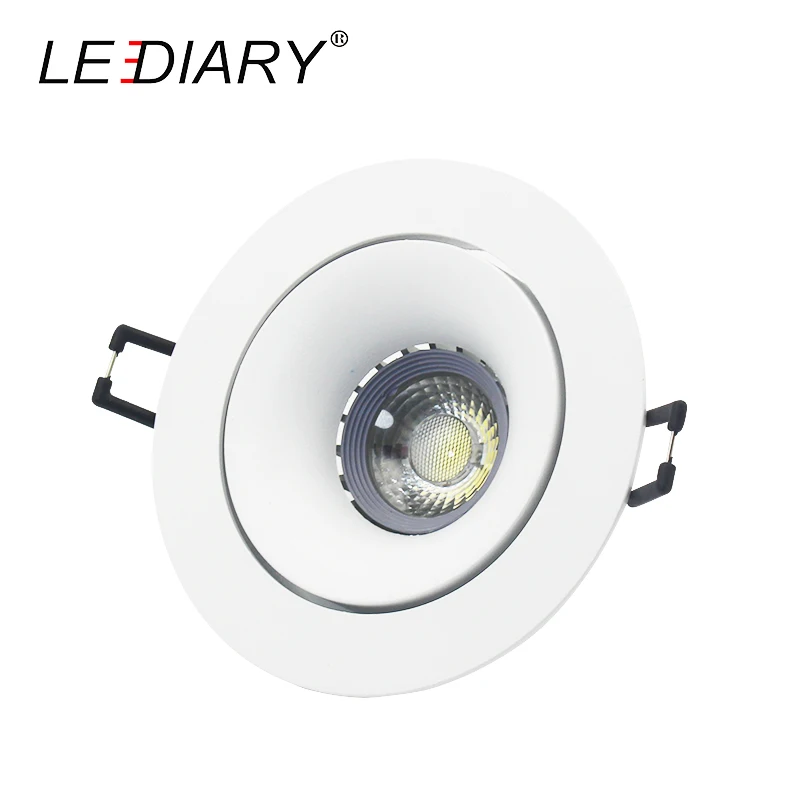 ZMISHIBO Round Double Rings LED Downlights Ceiling Fitting Base MR16 GU10 85-265V 90mm Cut Hole Beam Rotatable Indoor Lighting | Лампы и