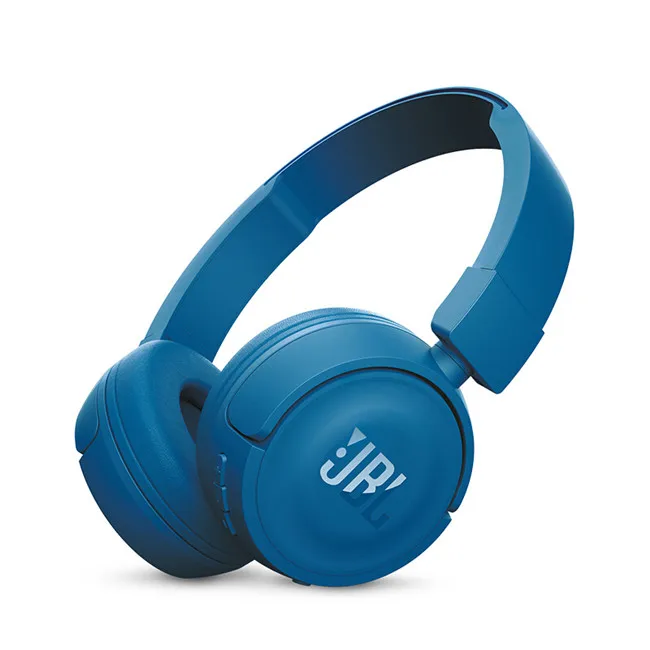 Blue JBL T450BT беспроводные Bluetooth наушники портативные плоские складные наушники на ухо с микрофоном шумоподавление и управление музыкой - Цвет: Blue