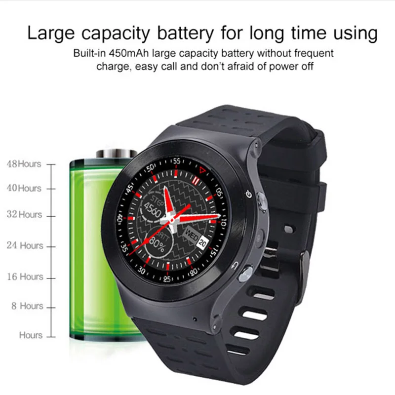 Promotion Original S99 Smartwatch 3G WIFI GPS smart watch Android 5.1 OS MTK6580 CPU 1.33 inch Screen 2.0MP camera H | Электроника