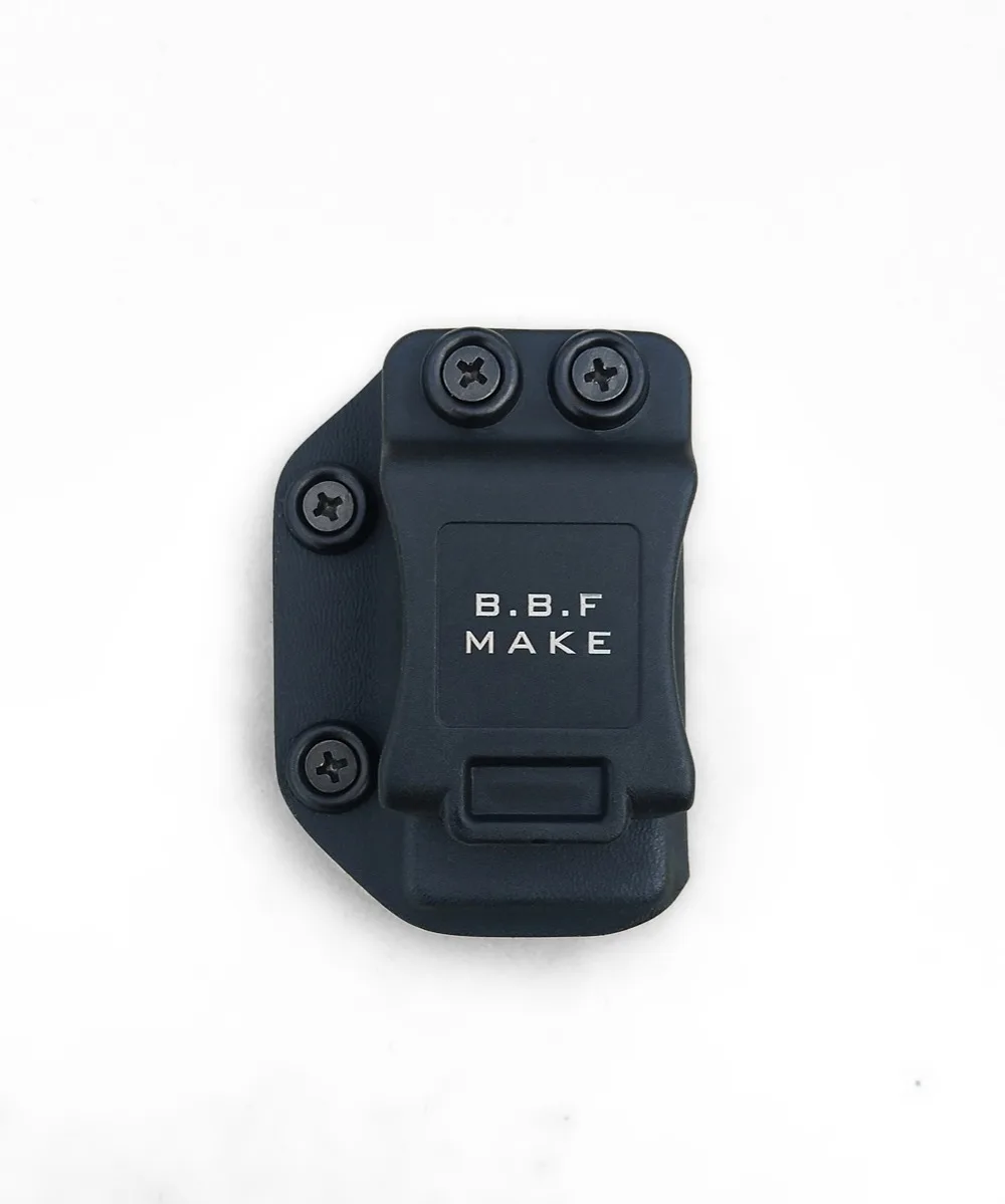 B.B.F Make IWB/OWB KYDEX сумка для запасного магазина подходит: Glock 43 подсумок для журналов Пистолет Чехол для внутренней или внешней переноски
